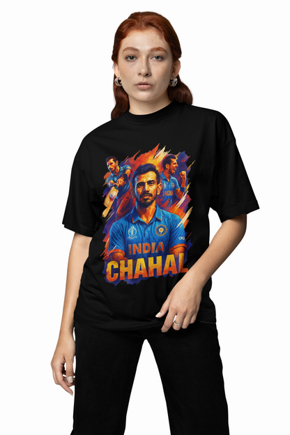 Abstract Chahal Oversized T-Shirt | Stylish Graphic Tee