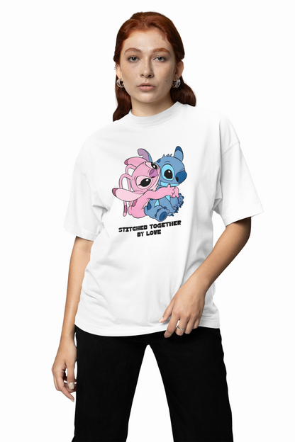Together By Love Oversized T-Shirts for Romantic Casual Style
