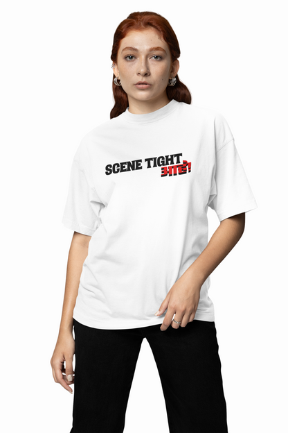 Scene Tight Aahe Marathi Oversized T-Shirt Trendy Streetwear