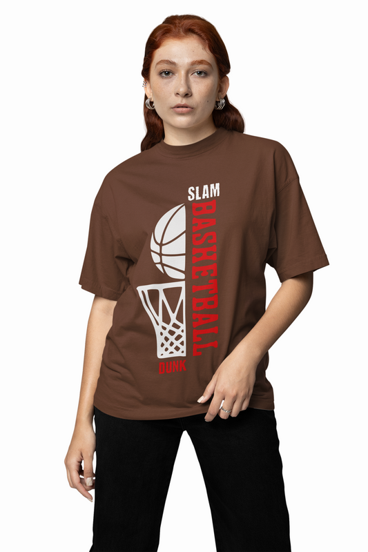 Slam Basketball Oversized T-Shirt True Ballers Streetwear