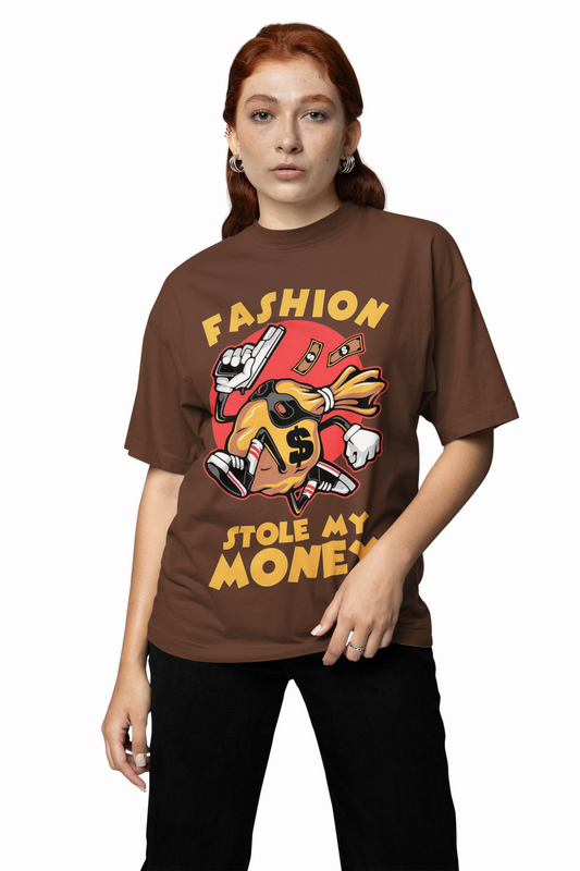 Fashion Stole My Money Oversized T-Shirt