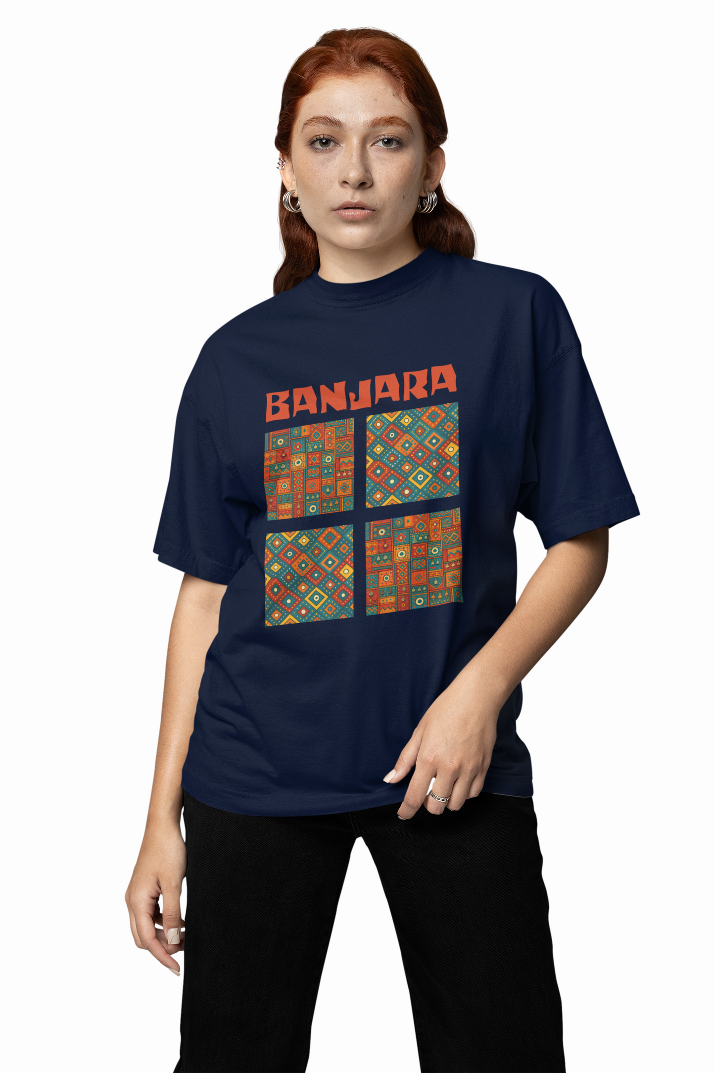 Threads of Banjara Oversized T-Shirt