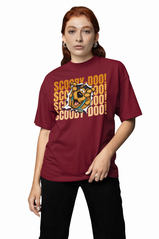 Scooby Doo Cartoon Oversized T-Shirt Trendy Cartoon Streetwear