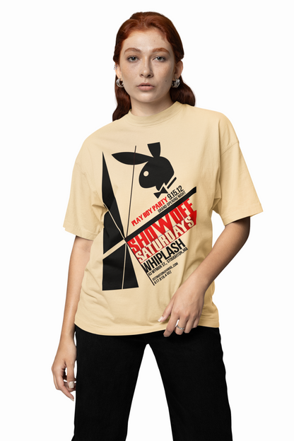 Playboy Party Oversized T-Shirt – Bold Streetwear Graphic