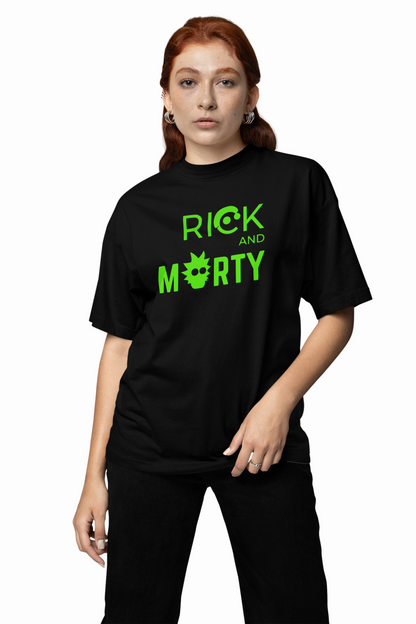 Rick Morty Stay High Oversized T-Shirts for Bold Streetwear