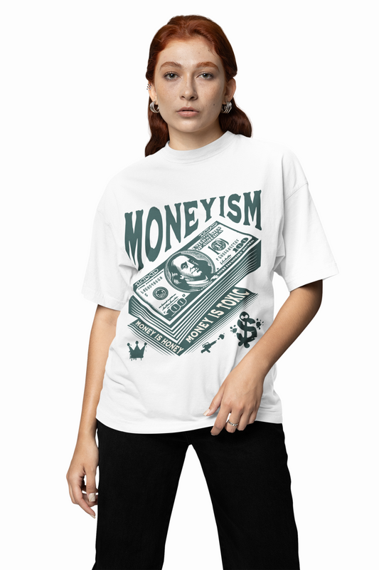 Moneyism Oversized T-Shirt – Bold & Unique Streetwear