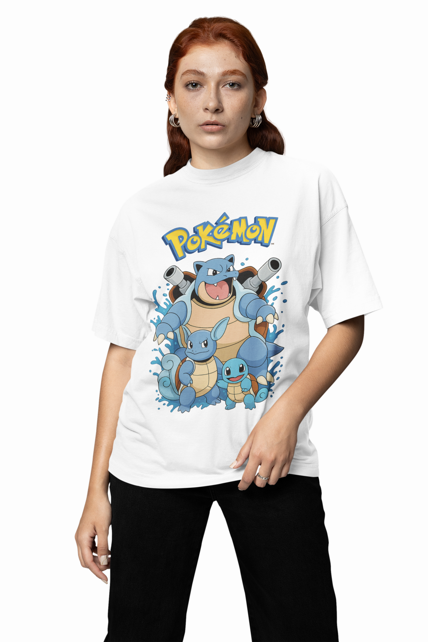 Squirtle Oversized T-Shirts – Cool Pokémon Streetwear Style