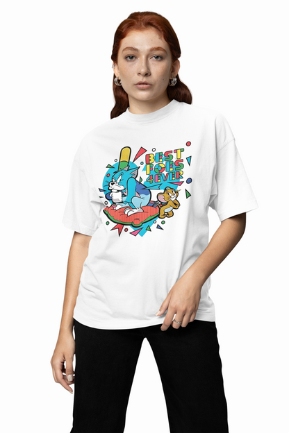 Best Forever Oversized T-Shirt Stylish Casual Graphic Tee