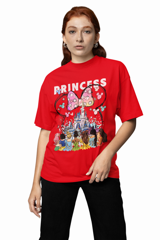 Princess World Oversized T-Shirt Trendy Streetwear Tee Fit
