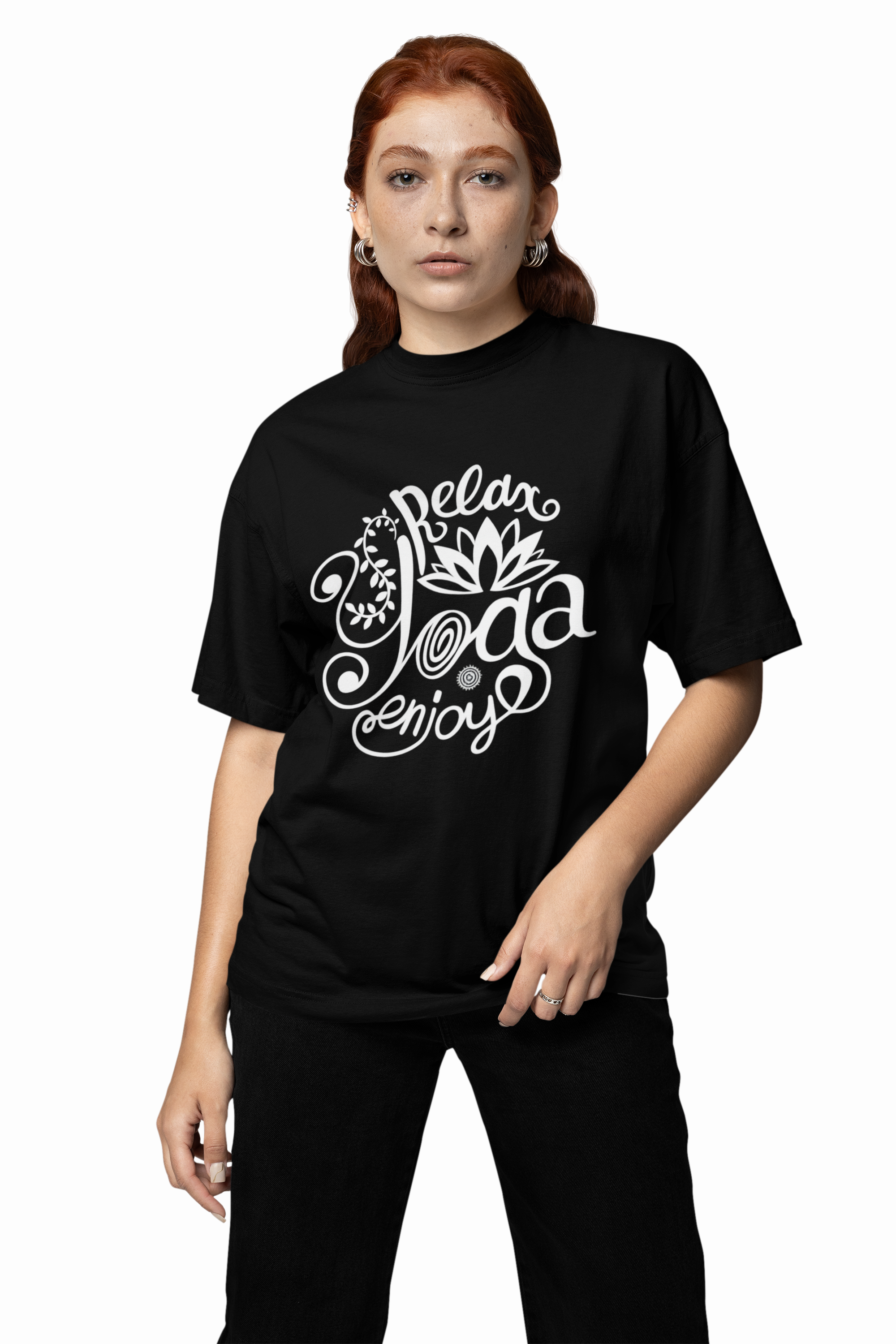 Lotus Energy Oversized T-Shirt