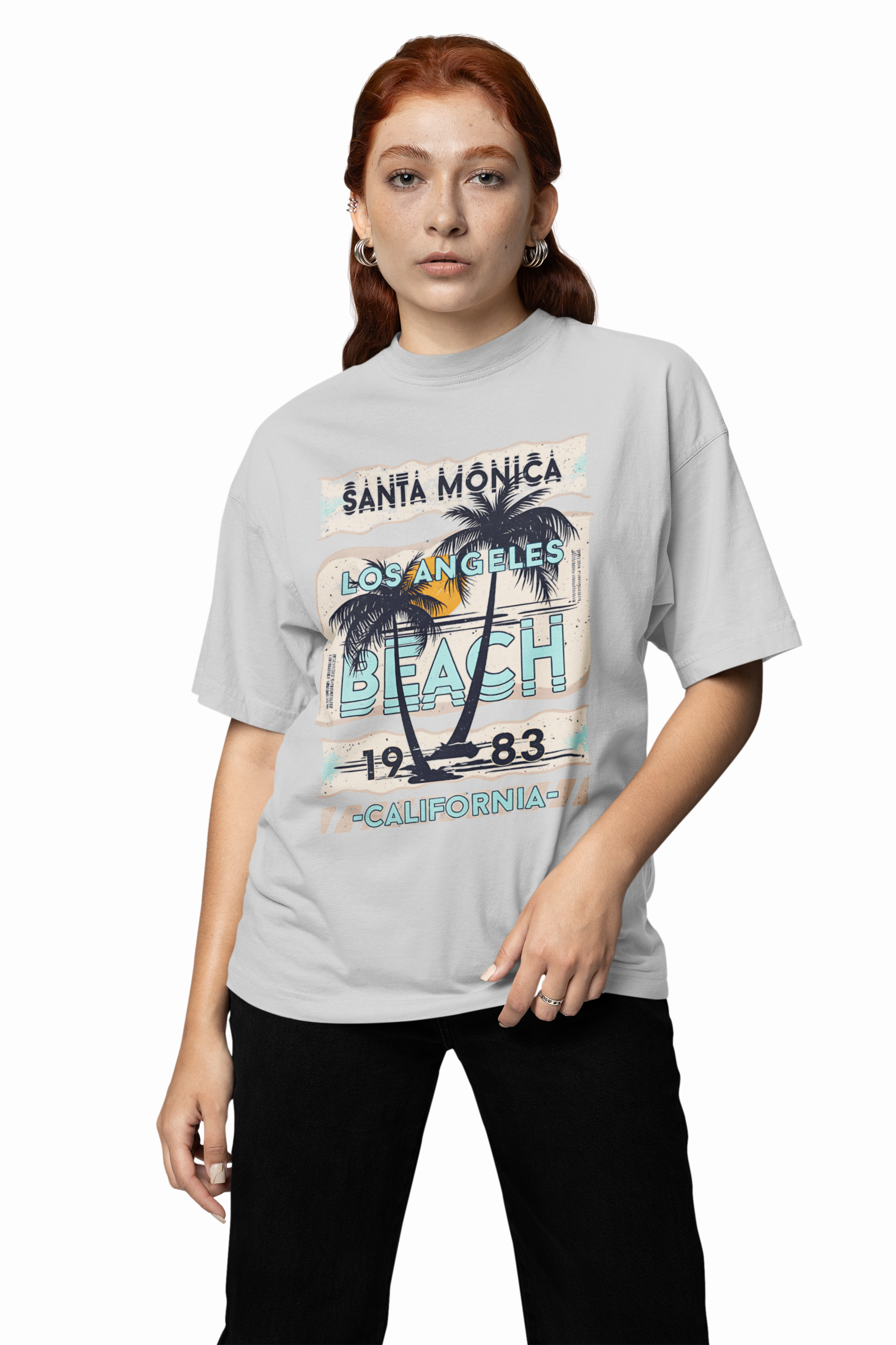 Santa Monica Oversized T-Shirts