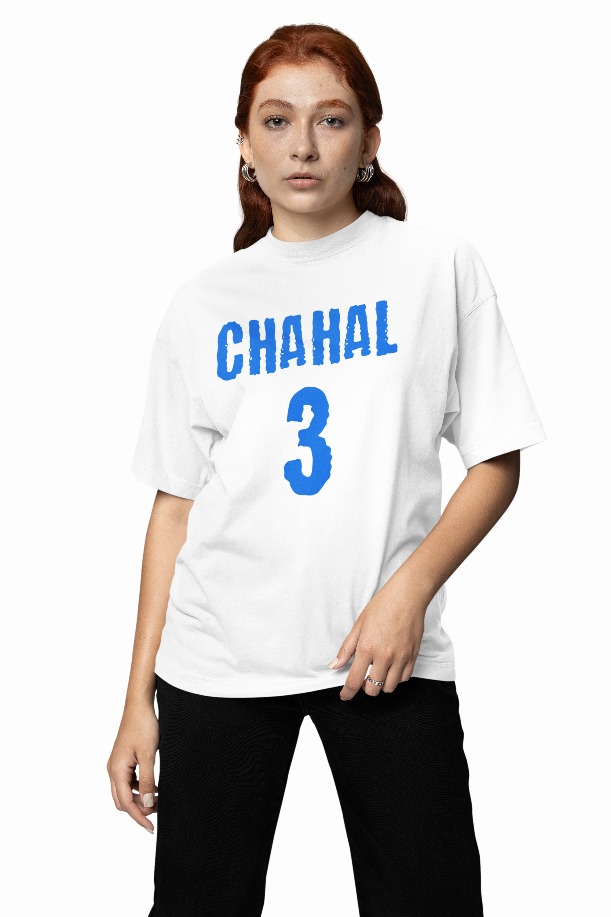 Yuzi Chahal 3 Oversized T-Shirt