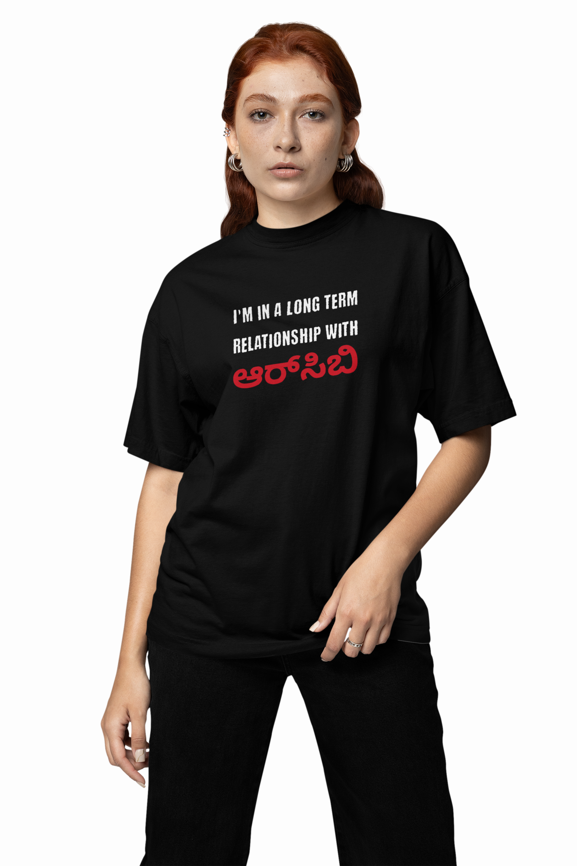 RCB Love Kannada Oversized T-Shirt