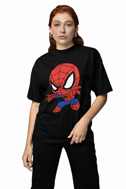 Web Crawler Oversized T-Shirt for Modern Casual Street Style