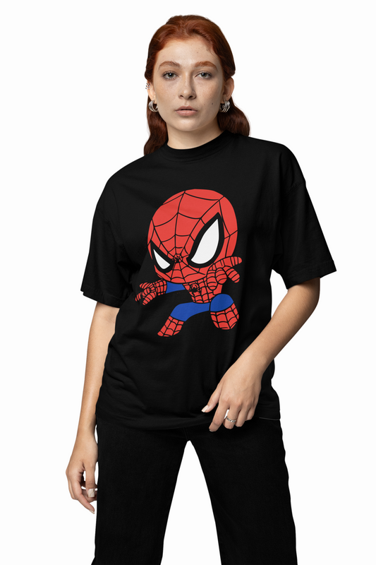Web Crawler Oversized T-Shirt for Modern Casual Street Style