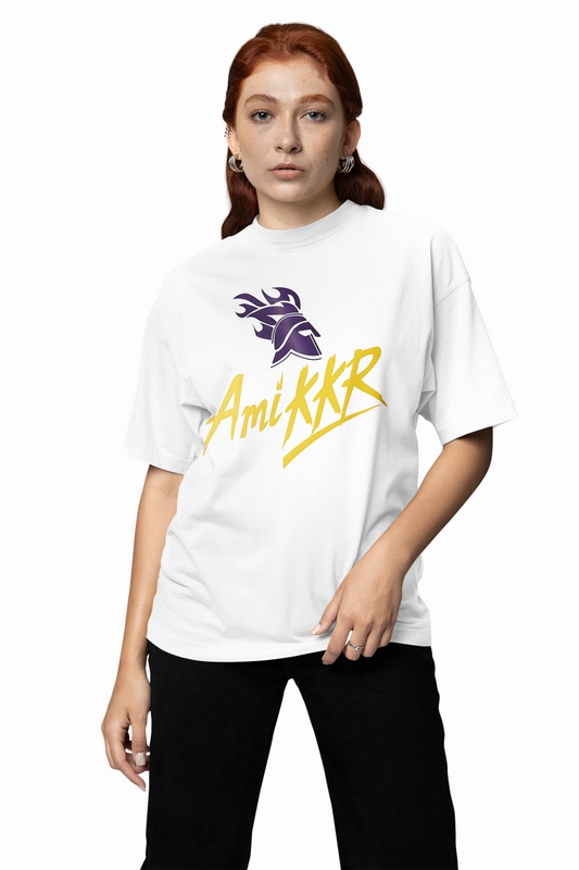 Purple Army Oversized T-Shirts