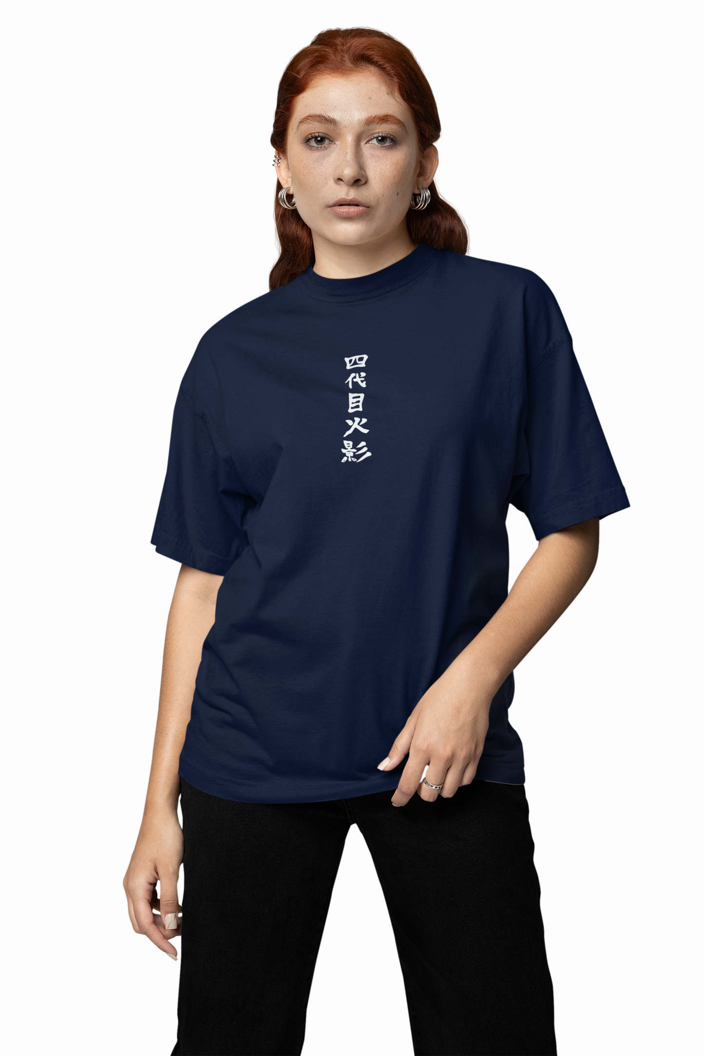 Fox Spirit Surge Oversized T-Shirt – Anime Graphic Style