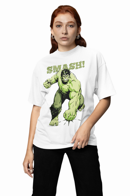 Smash Heros Oversized T-Shirts for Bold Gaming Street Style