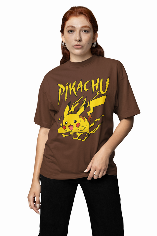 Pikachu Oversized T-Shirt – Fun and Stylish Streetwear Tee