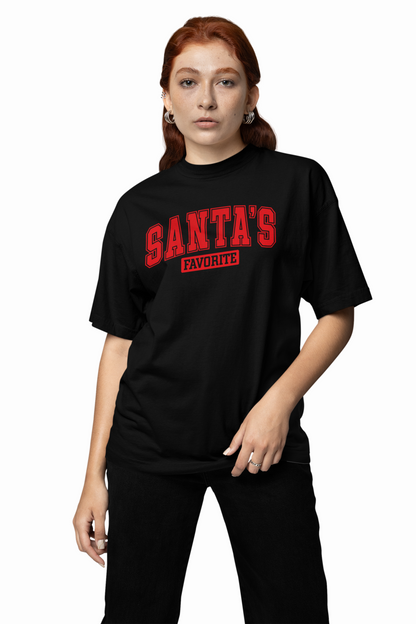 Santas Favorite Oversized T-Shirts for Christmas Streetwear