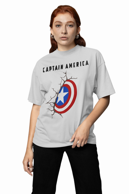 Captain Shield Oversized T-Shirts
