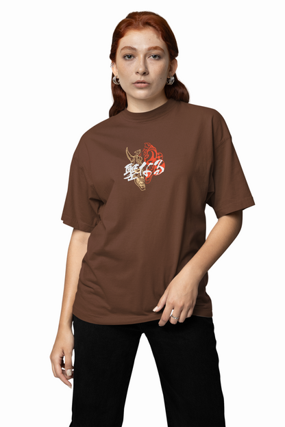 Samurai Oversized T-Shirt for Bold Warrior Streetwear Style