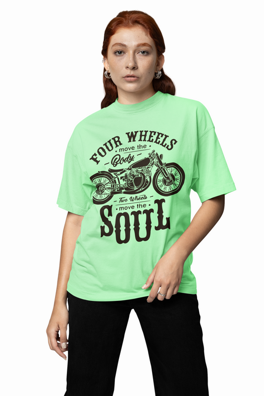 Soul Biker Oversized T-Shirts for Bold Rider Streetwear Tee