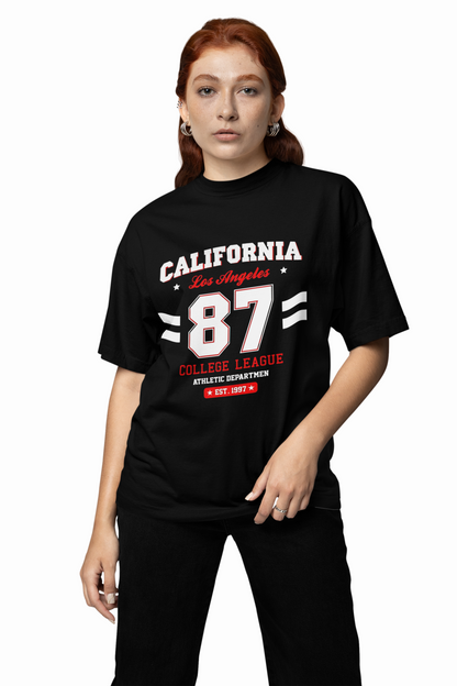 Los Angeles 87 Oversized T-Shirts Iconic Streetwear Style