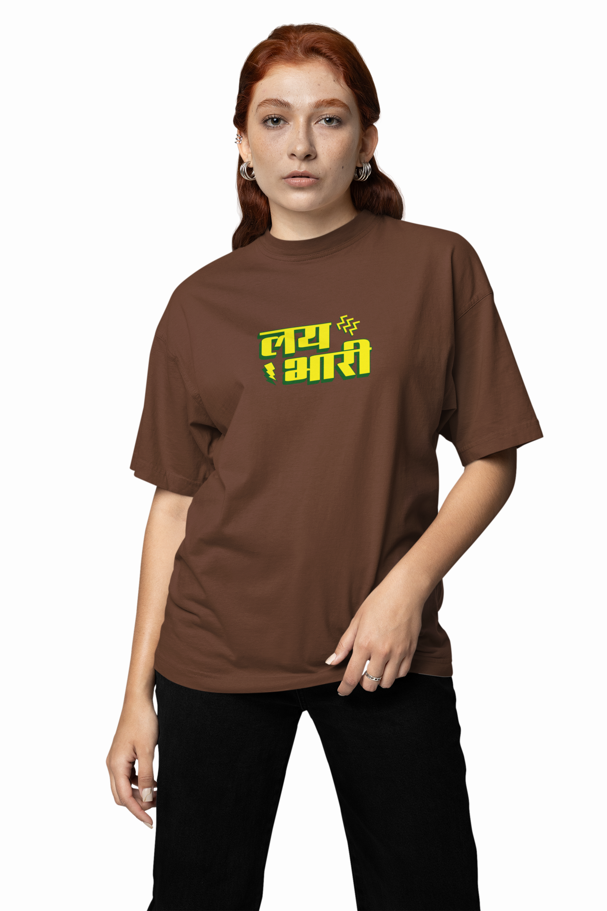 Lay Bhari Marathi Oversized T-Shirt