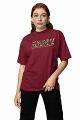 Army Graphic Oversized T-Shirt