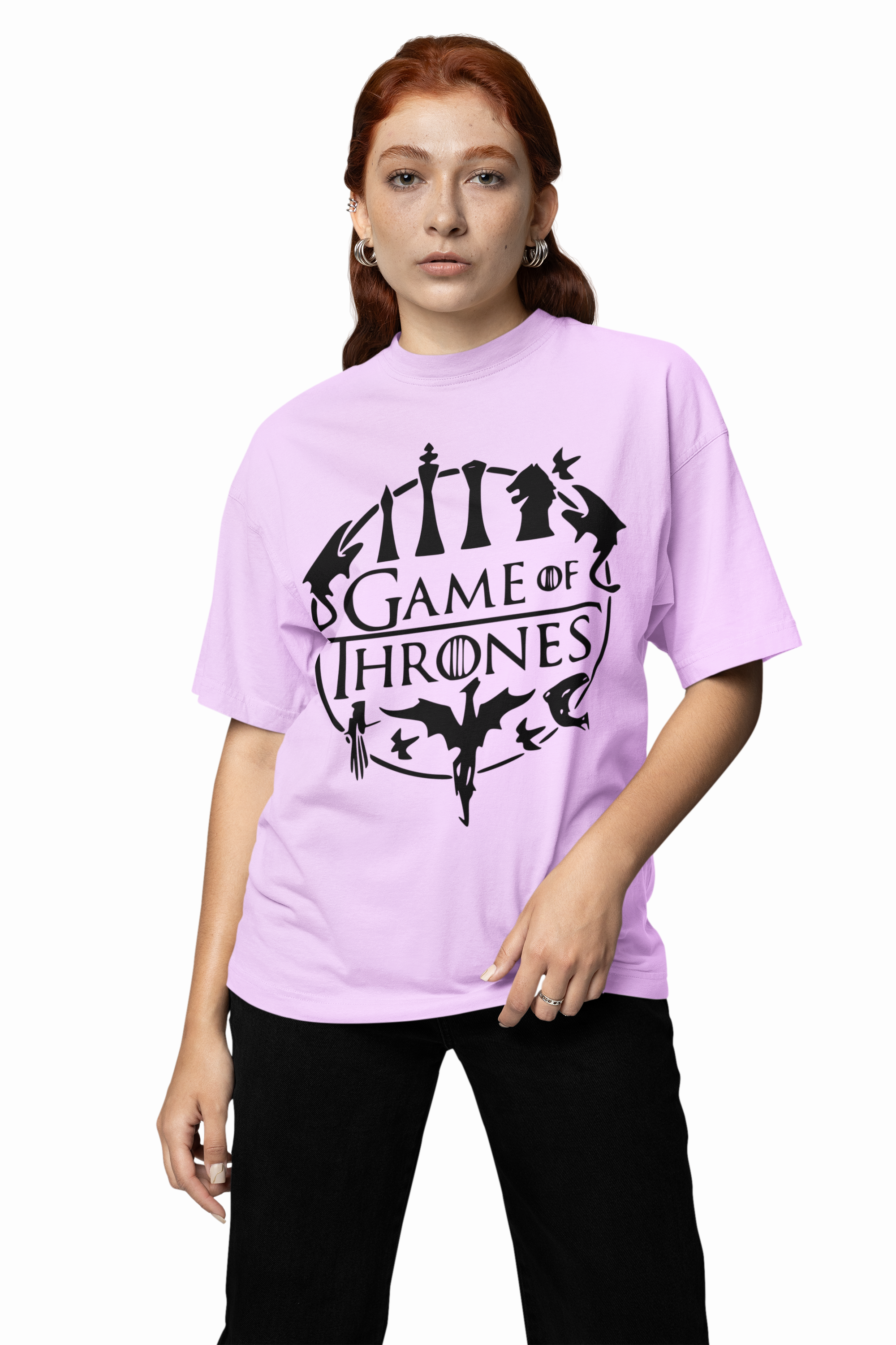 Game of Thrones Graphic oversized T-Shirts