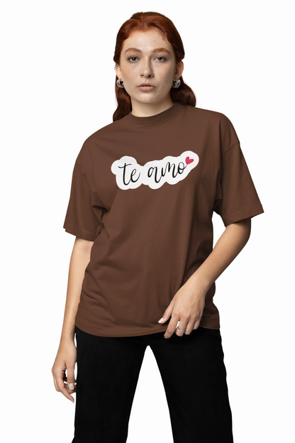 Boyfriend Te Aimo Oversized T-Shirt Bold Comfort Streetwear