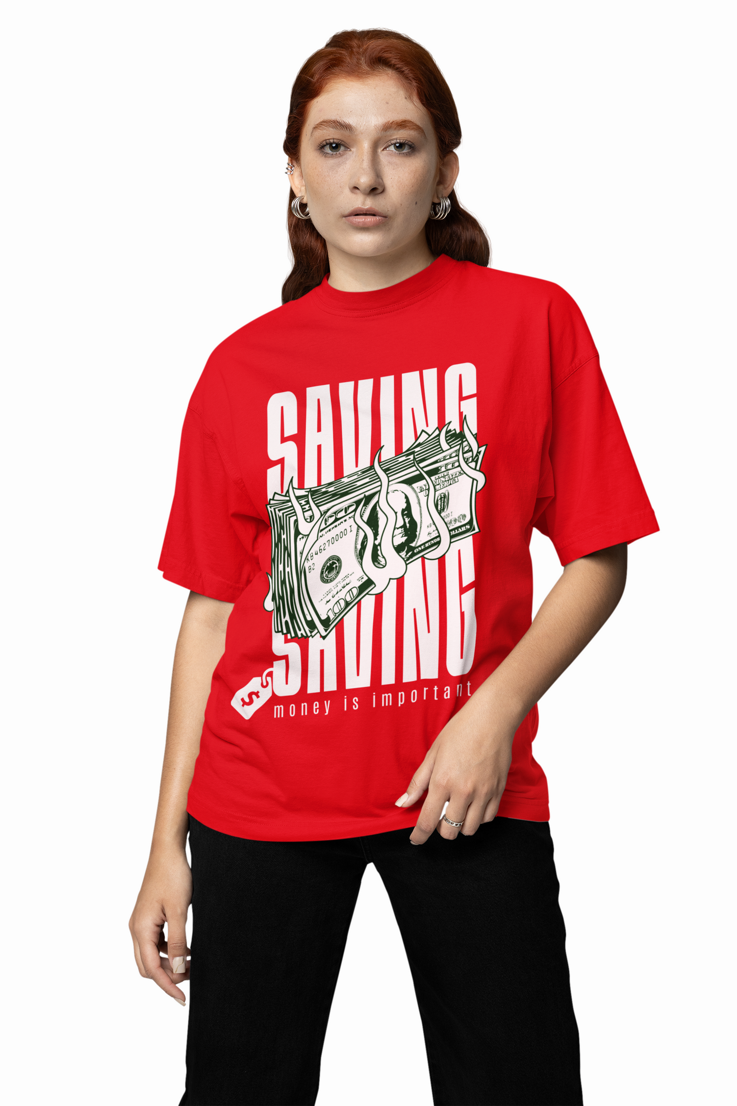 Money Is Important Oversized T-Shirt – Bold & Comfortable