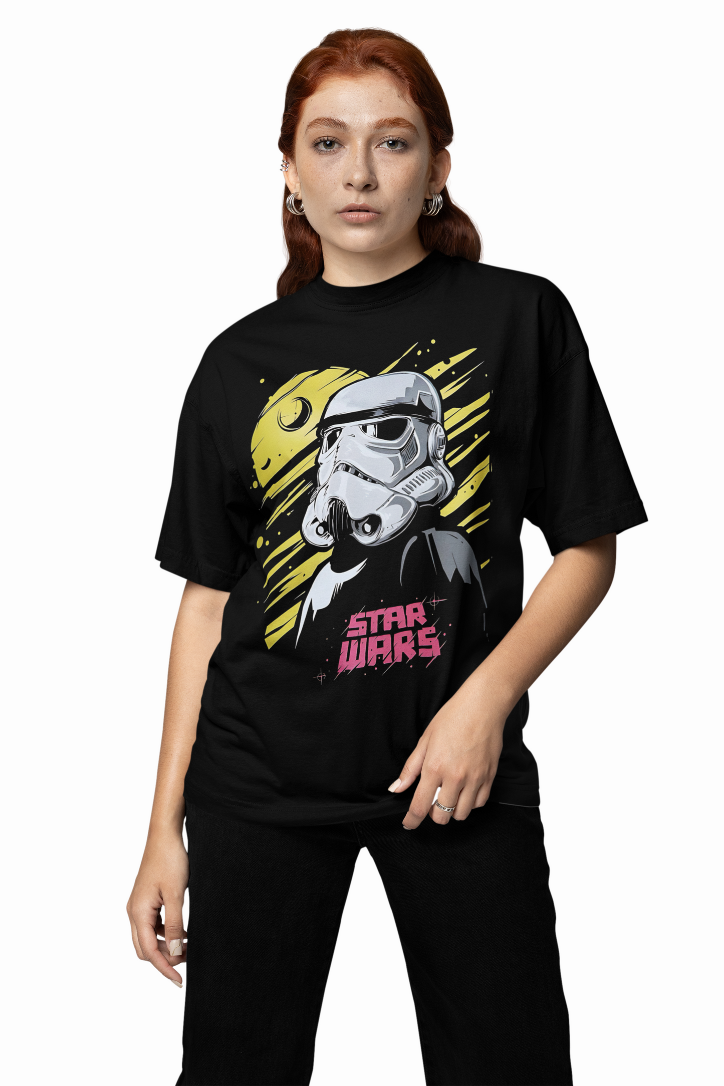 Stormtrooper Oversized T-Shirt Sci-Fi Streetwear Casual Tee