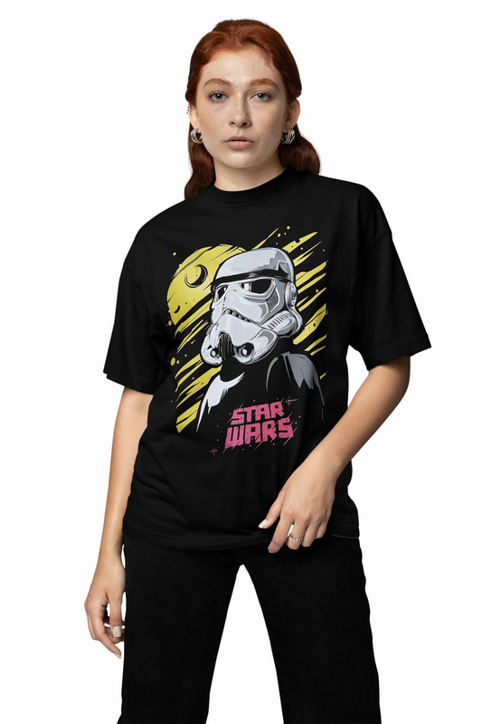 Stormtrooper Oversized T-Shirt Sci-Fi Streetwear Casual Tee