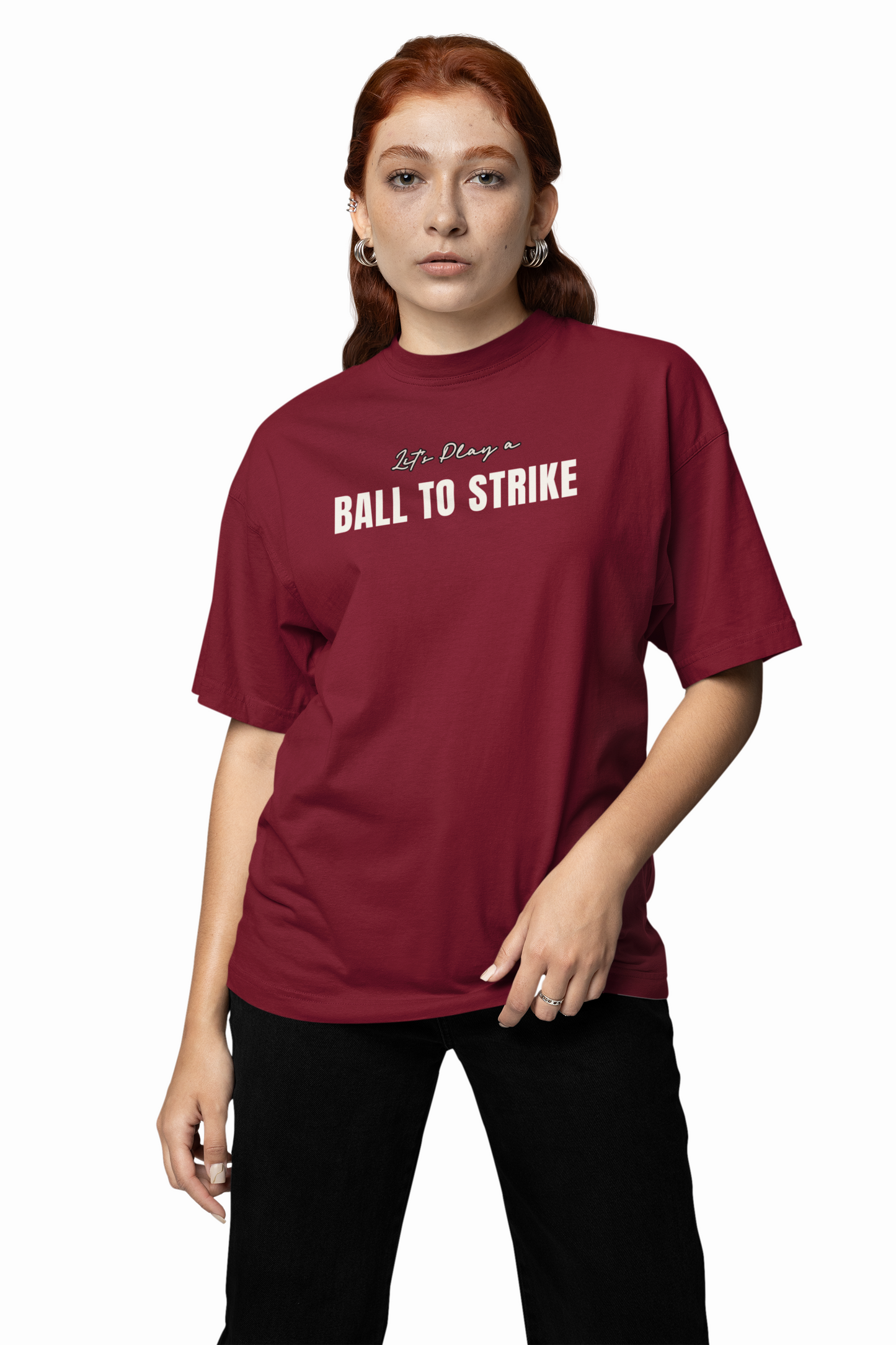 Bowling Game Oversized T-Shirt Strike Style Alley Kings