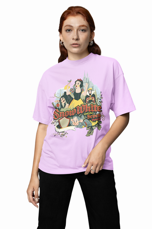 Snow White Oversized T-Shirt for Magical Casual Style Looks