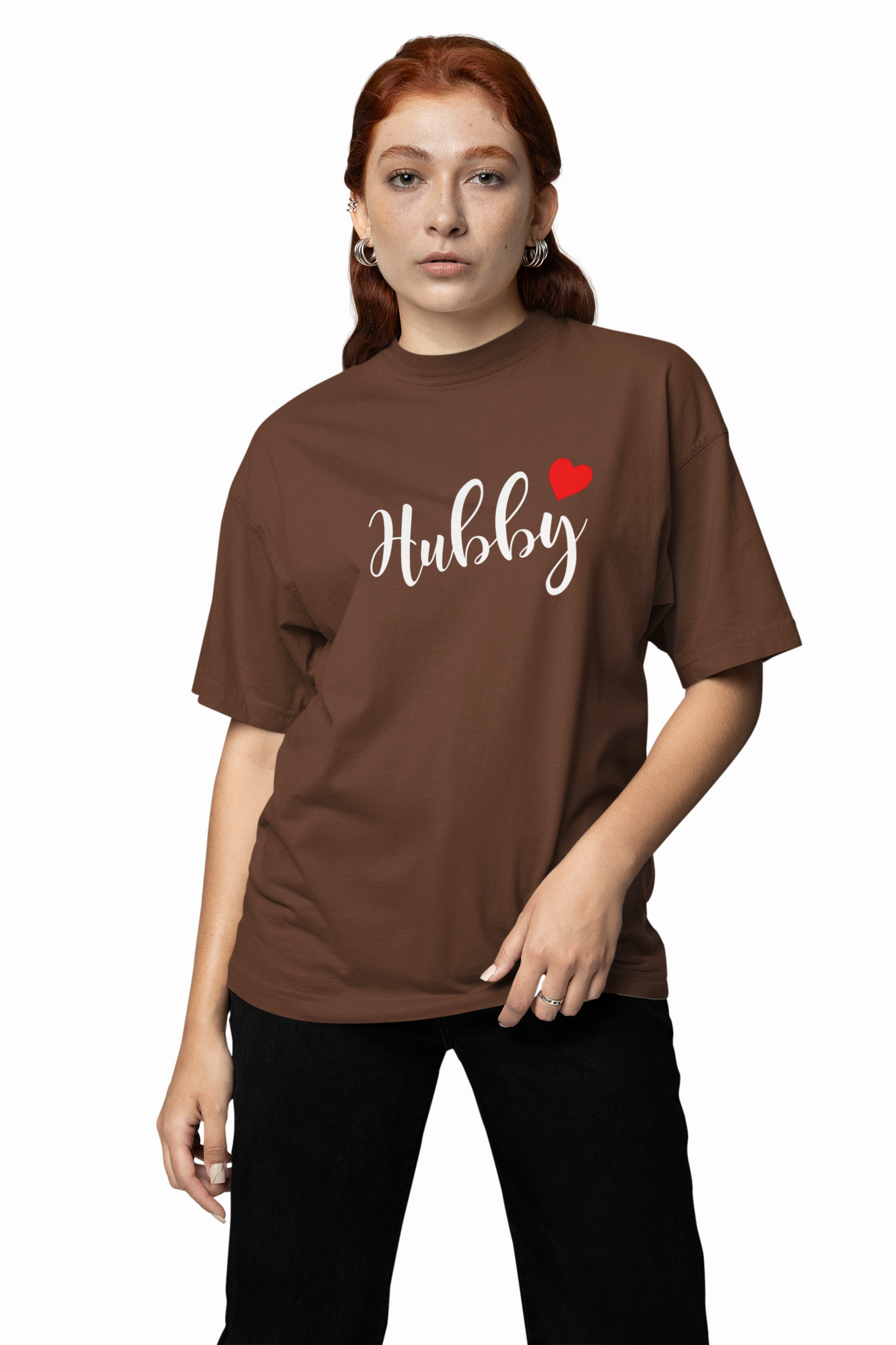 Wifey & Hubby Oversized T-Shirts