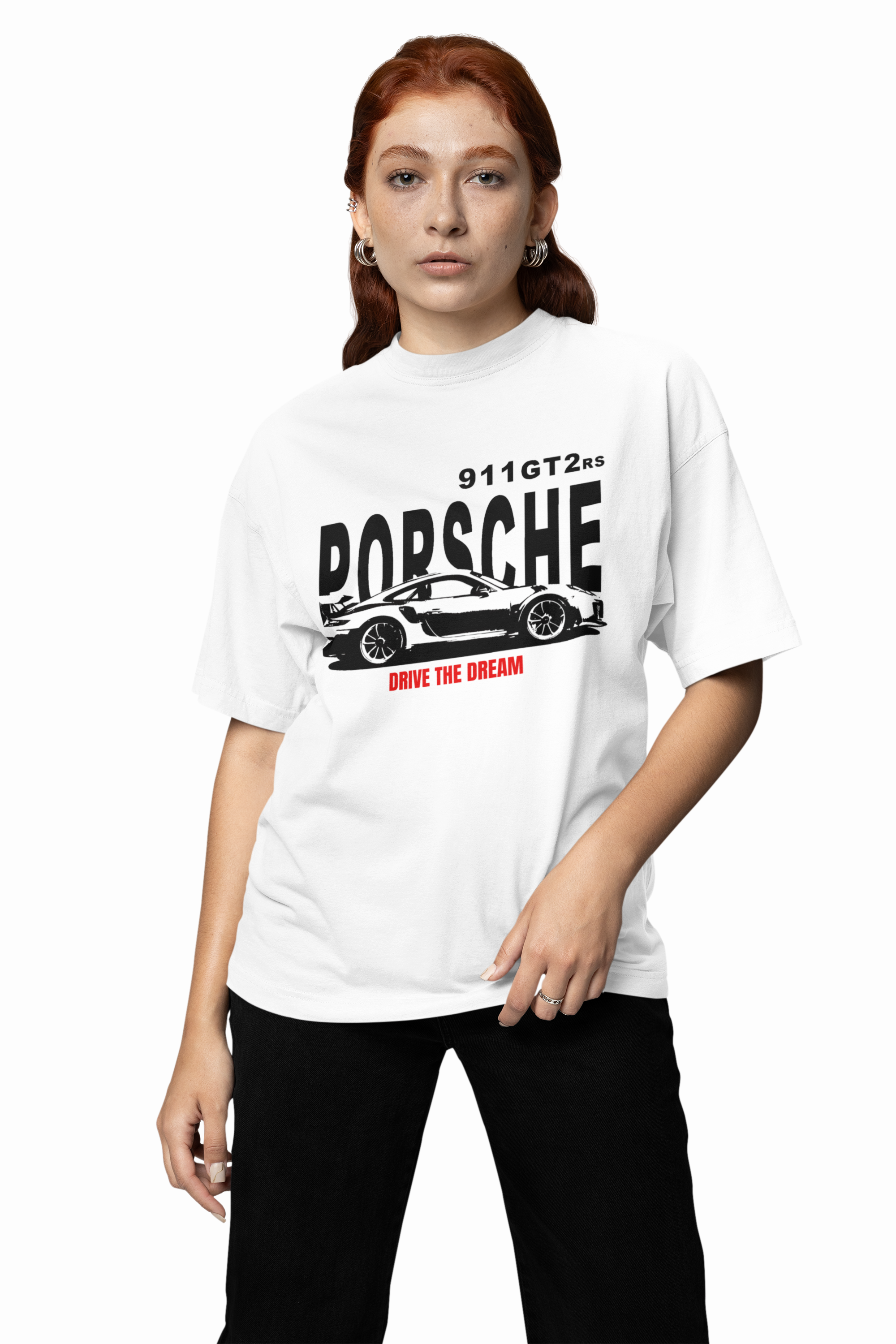Porsche Drive The Dream Oversized T-Shirt
