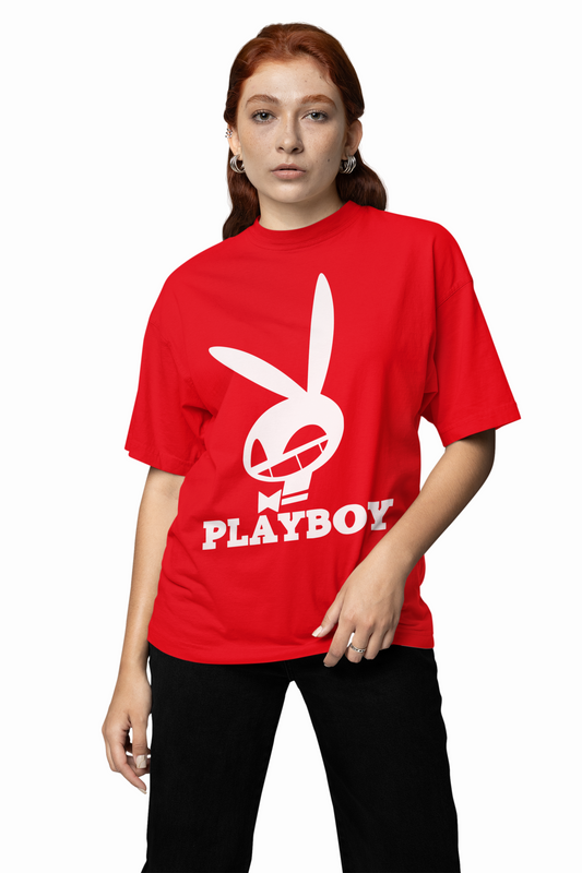 Playboy Retro Style Oversized T-Shirt – Relaxed Fit Streetwear