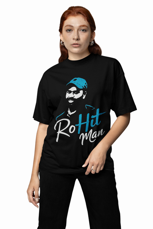 Rohit Man Oversized T-Shirts – Trendy Cricket Streetwear