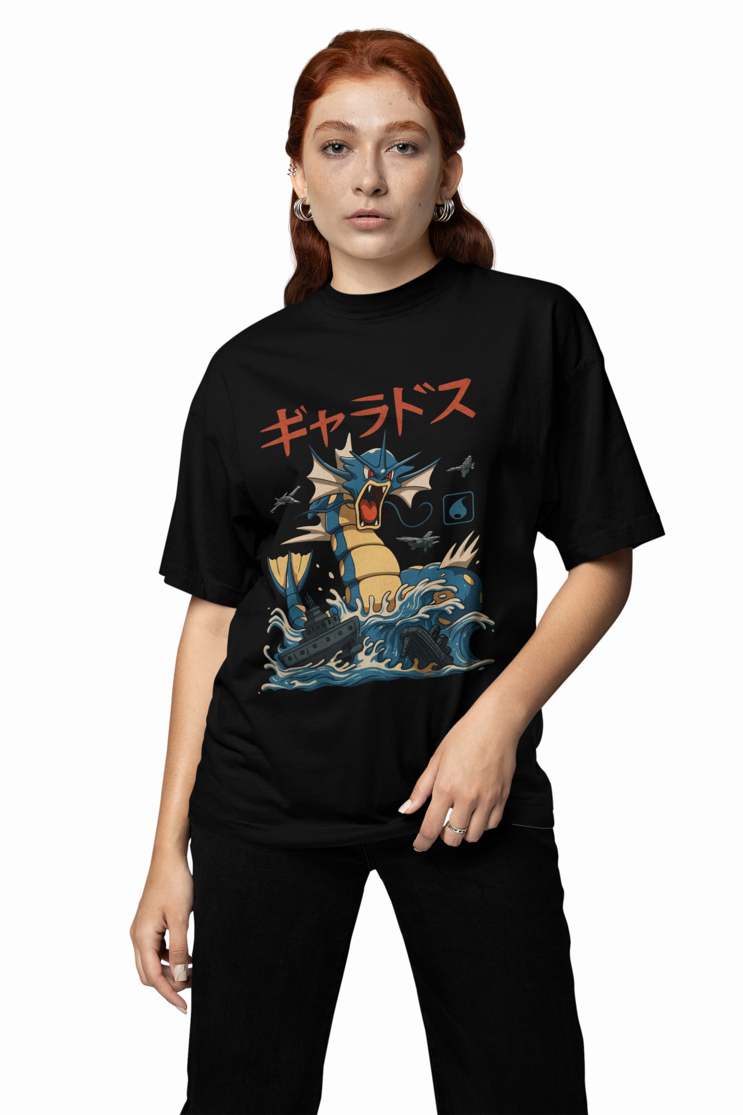 Gyarados Oversized T-Shirt Bold Pokémon Streetwear Tee