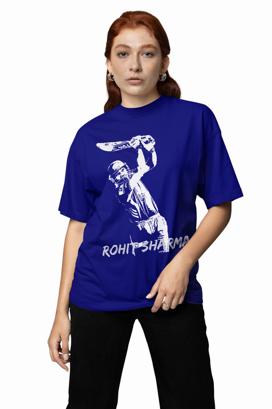 Rohit Sharma Oversized T-Shirts for Stylish Cricket Fanwear