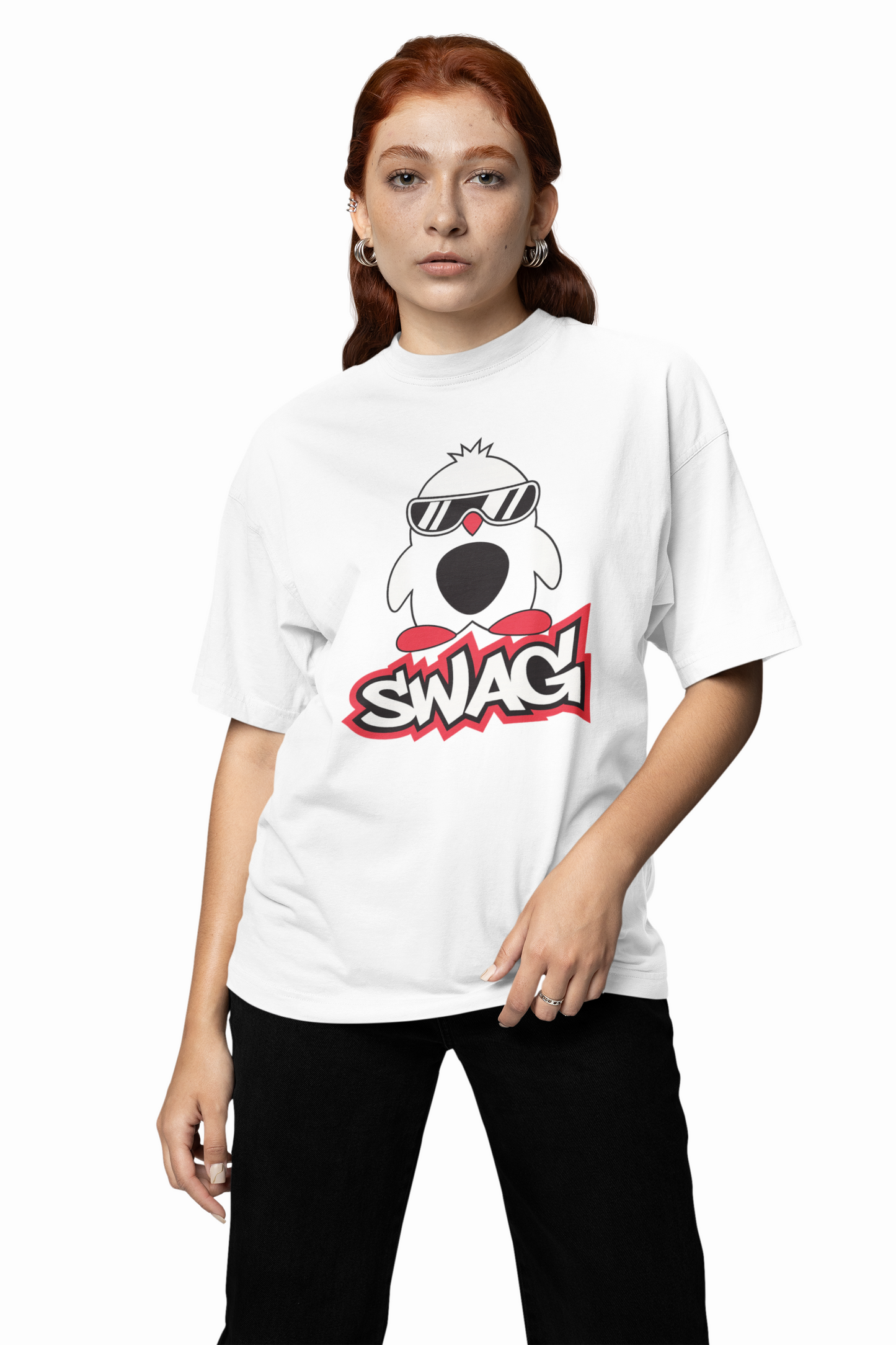 Chick Swag Oversized T-Shirts Trendy Streetwear Style