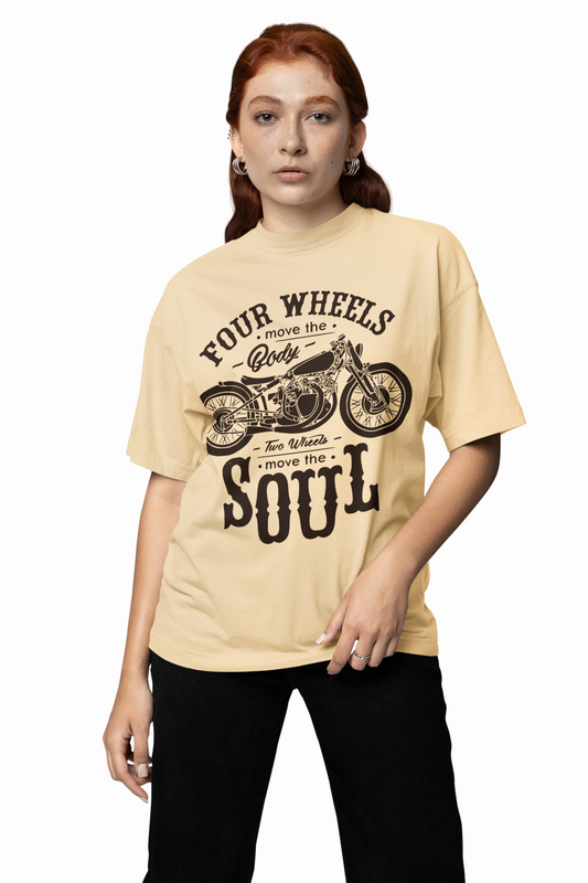 Soul Biker Oversized T-Shirts for Bold Rider Streetwear Tee
