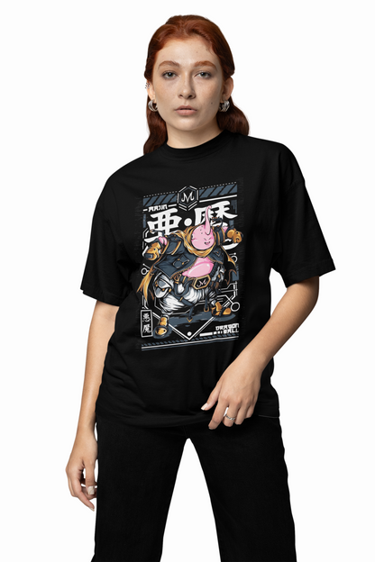 Buu Majin Oversized T-Shirt Anime Streetwear Style