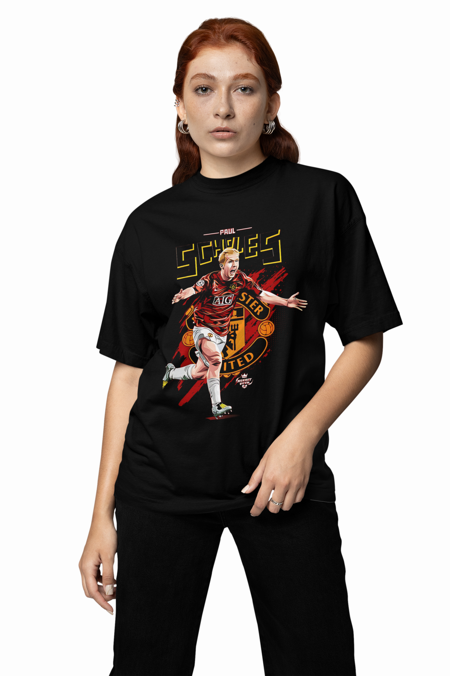 Manchester Player Paul Oversized T-Shirt – Iconic Football Tee