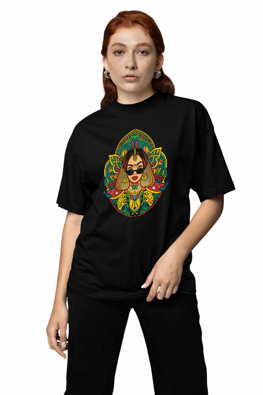 Asur Mask Oversized T-Shirt Bold and Stylish Streetwear