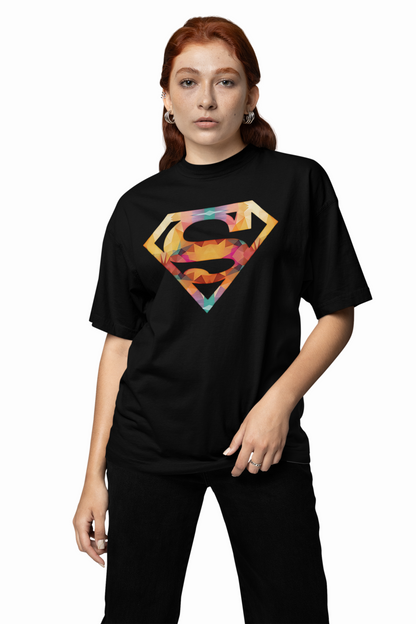 Superman Power Oversized T-Shirt Bold Hero Style Daily Tees