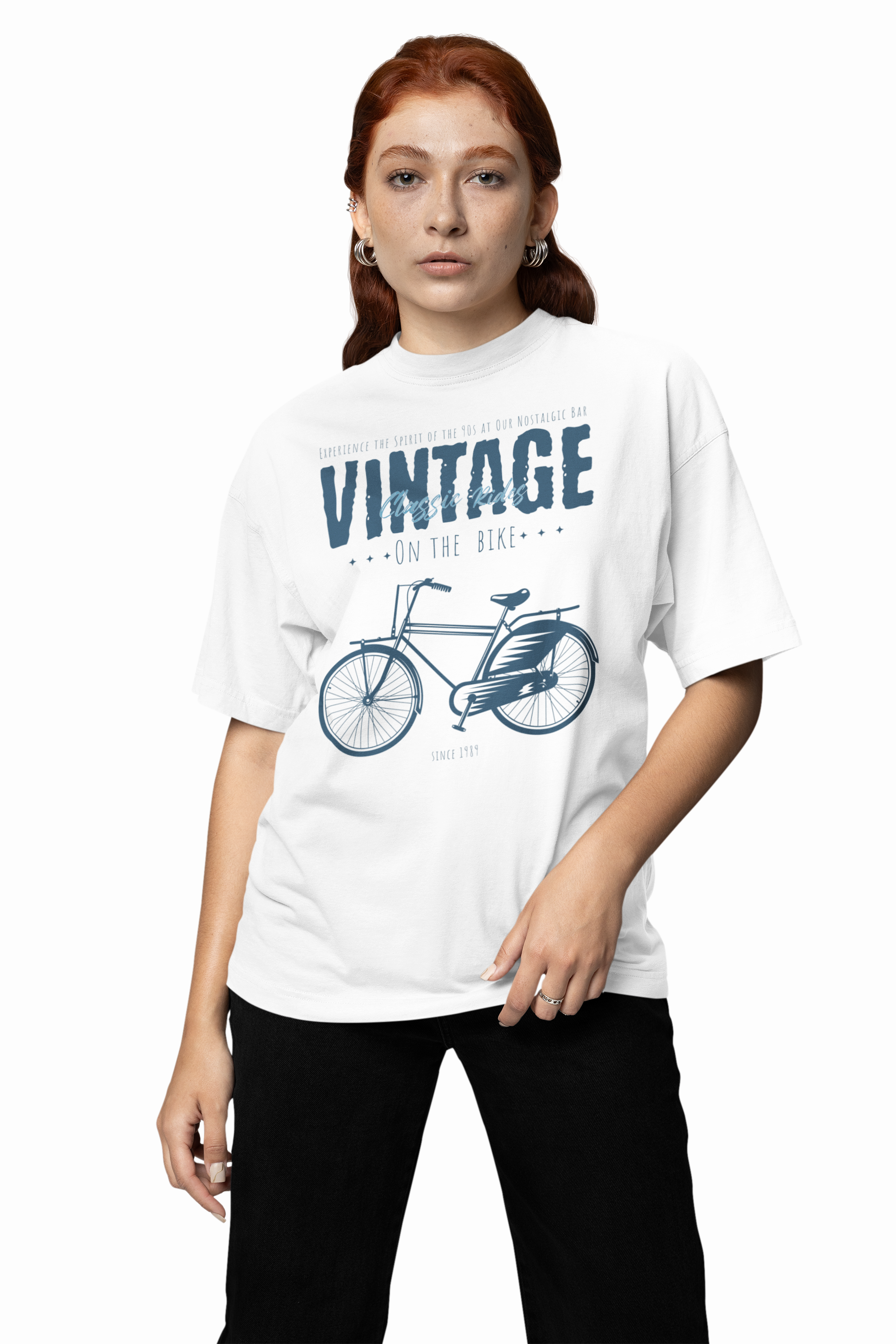 On The Bike Oversized T-Shirt